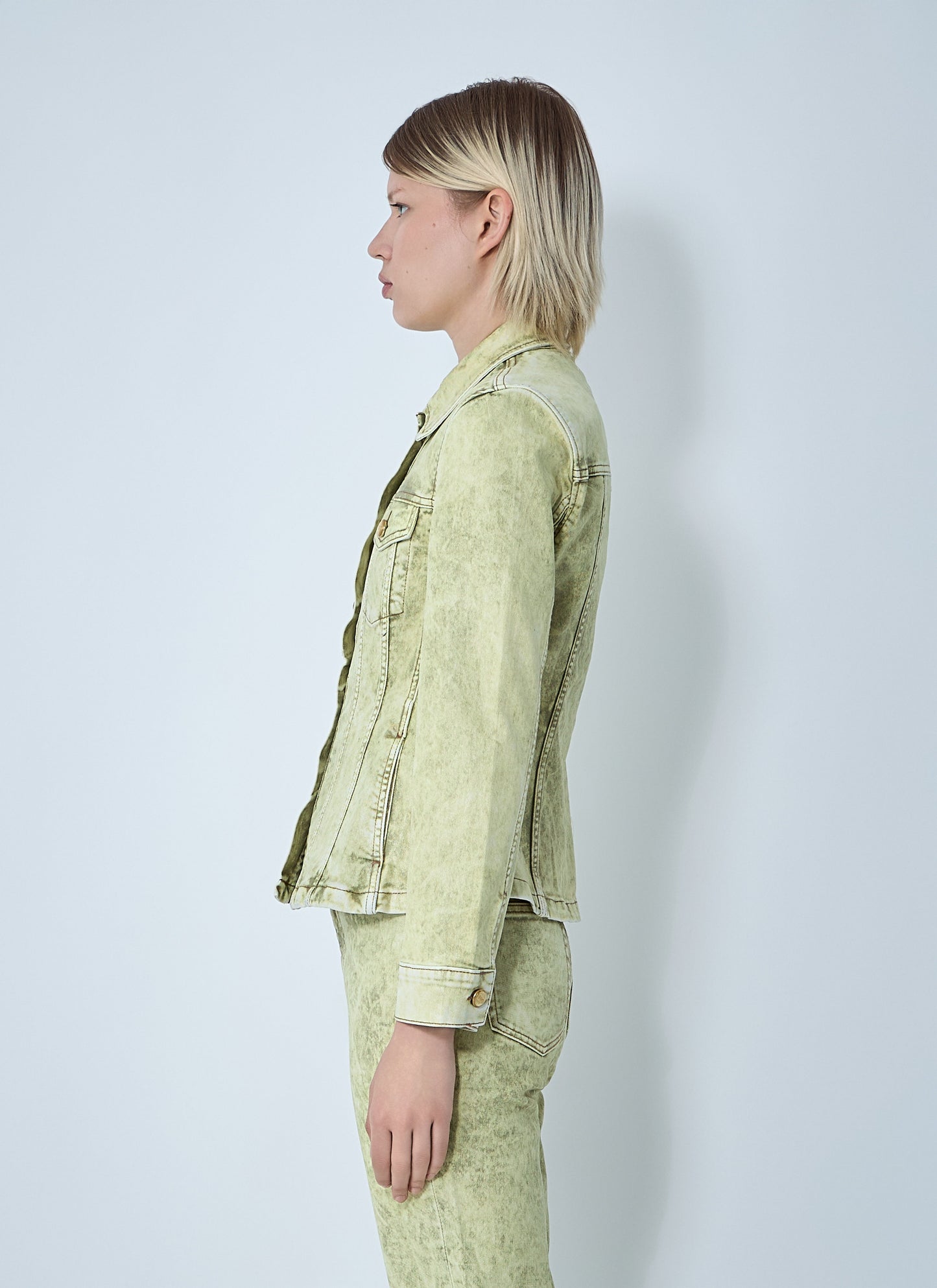 Ganni Women Foil Denim Jacket