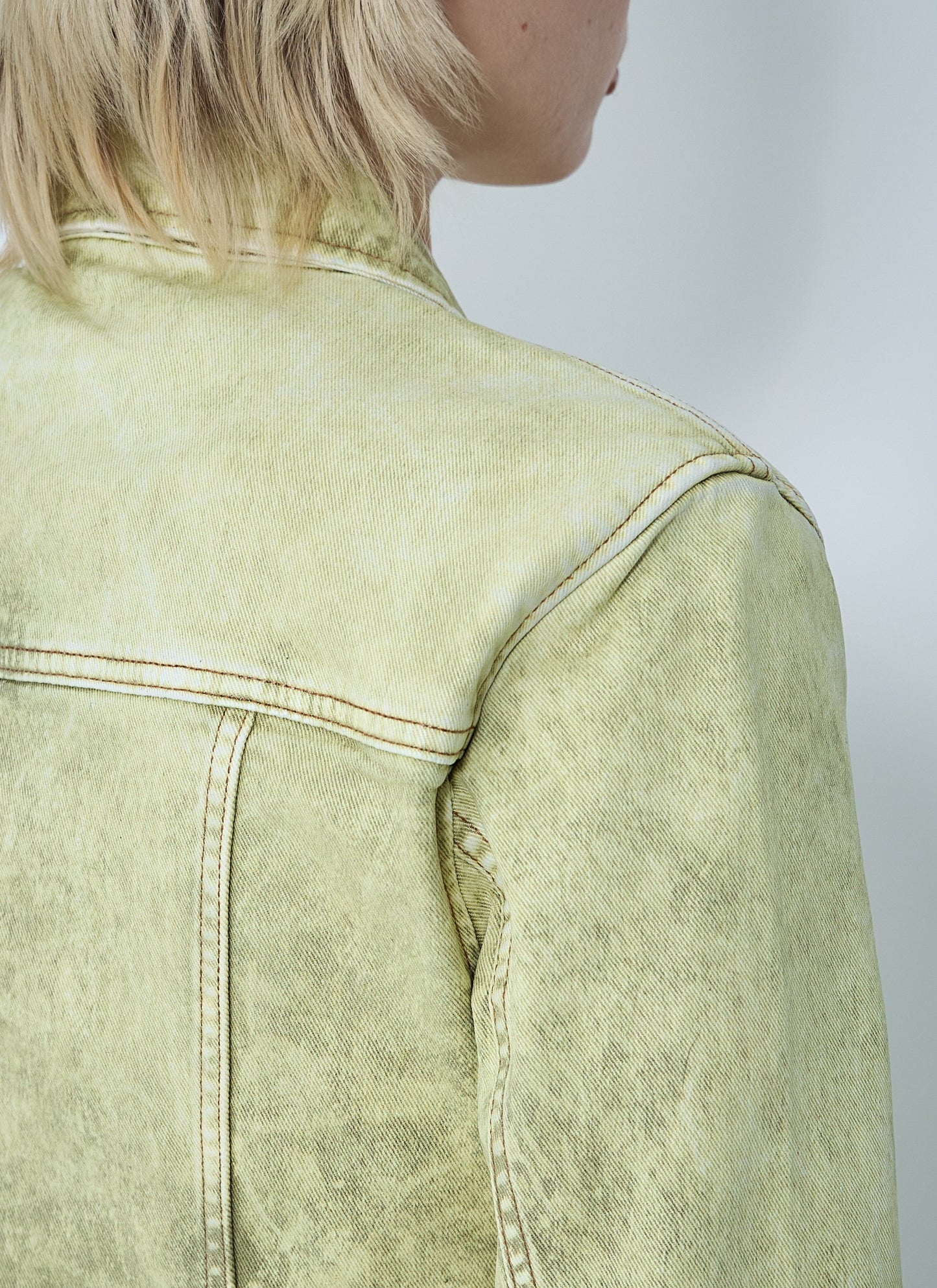 Ganni Women Foil Denim Jacket