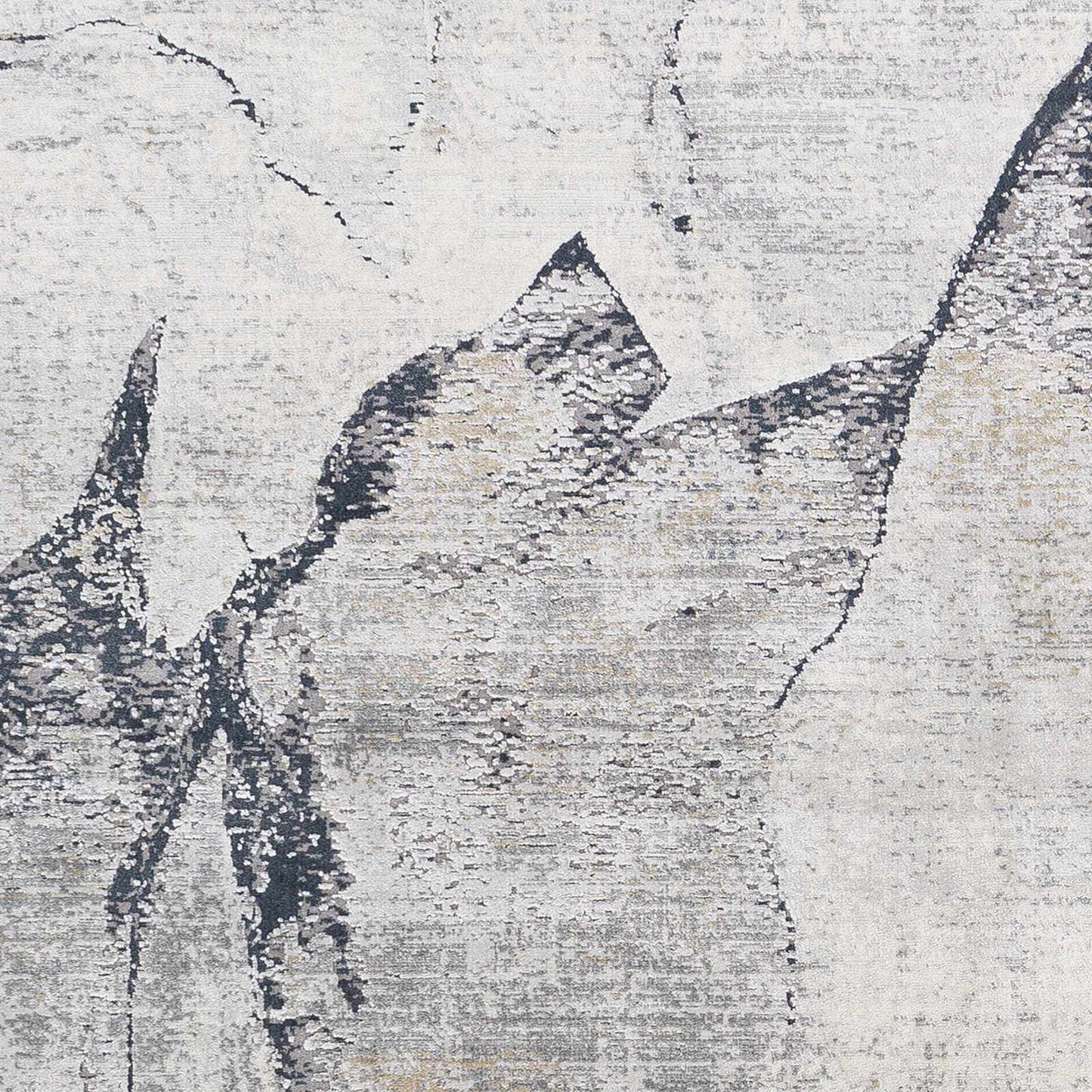Gasquet Gray Marble Textured Luxe Rug-4