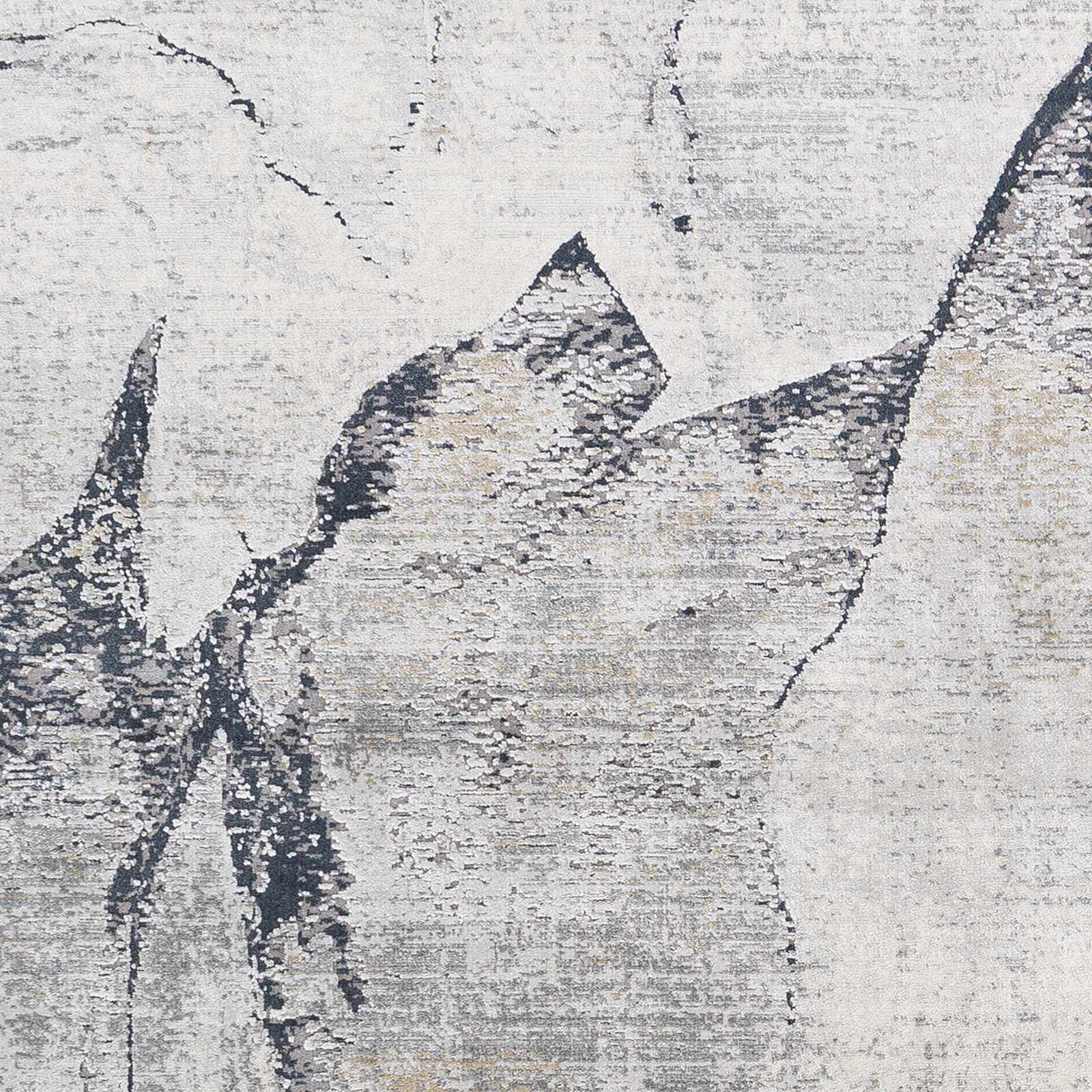 Gasquet Gray Marble Textured Luxe Rug-4