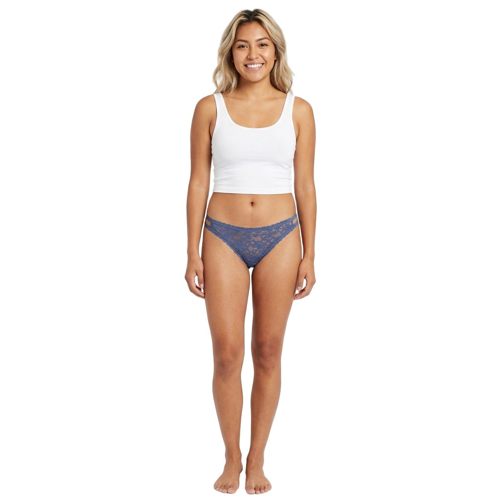 Double Strap Lace Cheeky, XS-2X