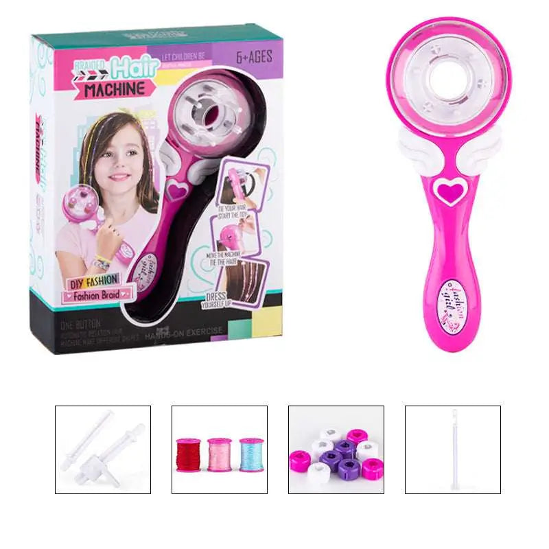 Girls Electric Automatic Hair Braid Fashion Toy