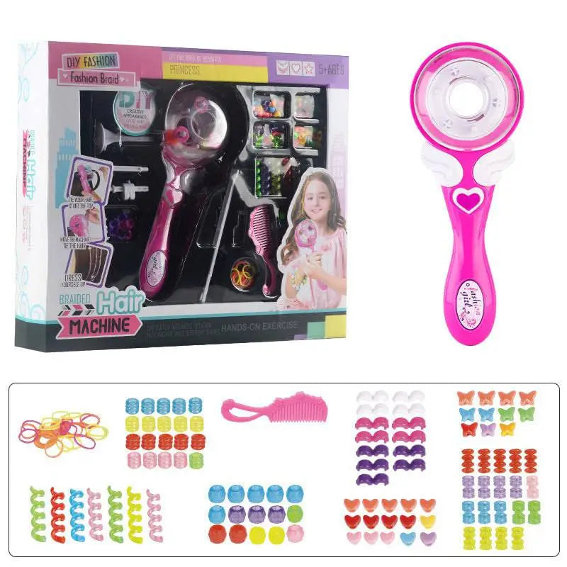 Girls Electric Automatic Hair Braid Fashion Toy