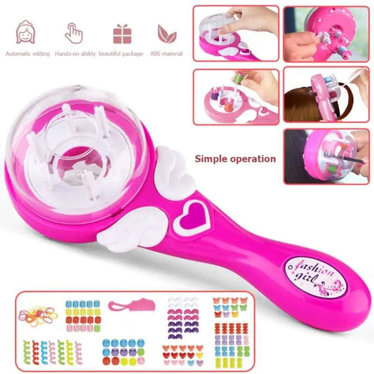 Girls Electric Automatic Hair Braid Fashion Toy