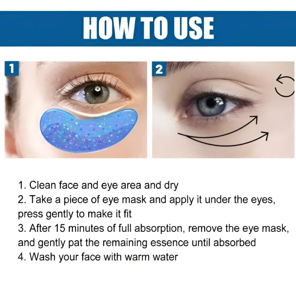 Glitter Collagen Eye Mask for Fine Lines and Dark Circles