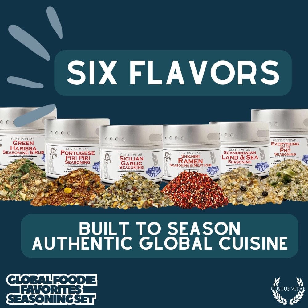 Global Foodie Favorites | World-Spanning 6 Pack Collection | Authentic Gourmet Seasonings and Spice Blends-4