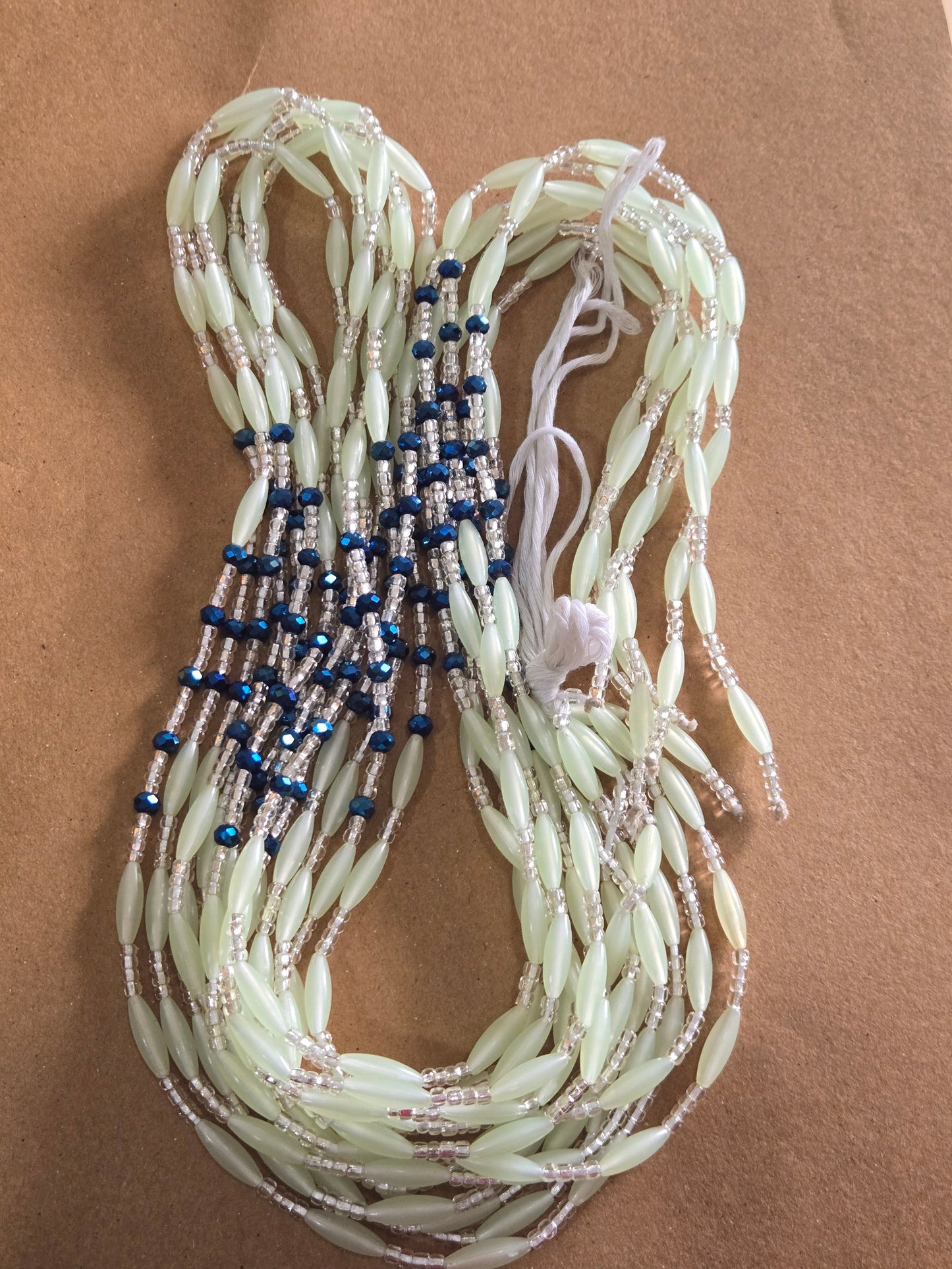 Wholesale Glow-in-the-Dark Waist Beads – 12 Unique Designs