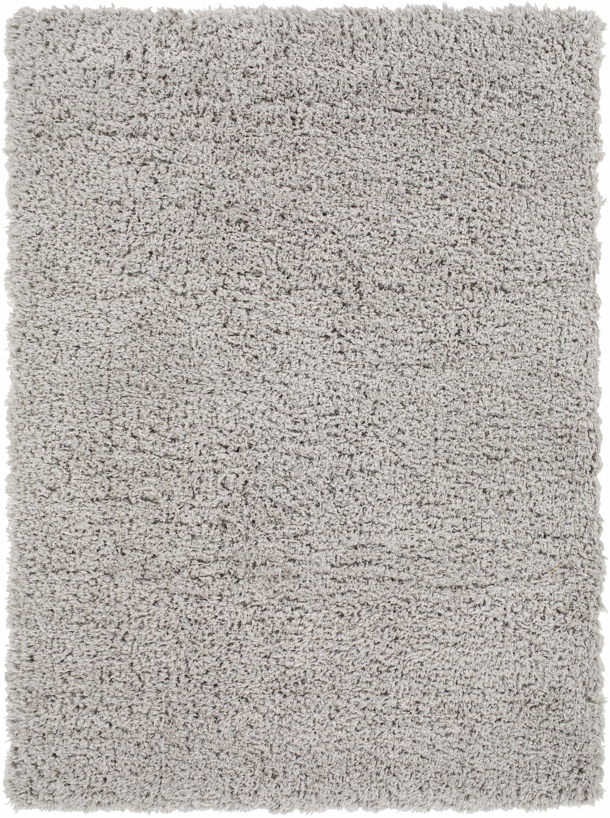 Siari Solid Medium Gray Shag Rug-0