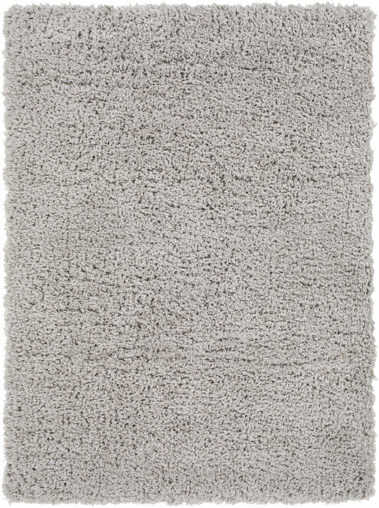 Siari Solid Medium Gray Shag Rug-0