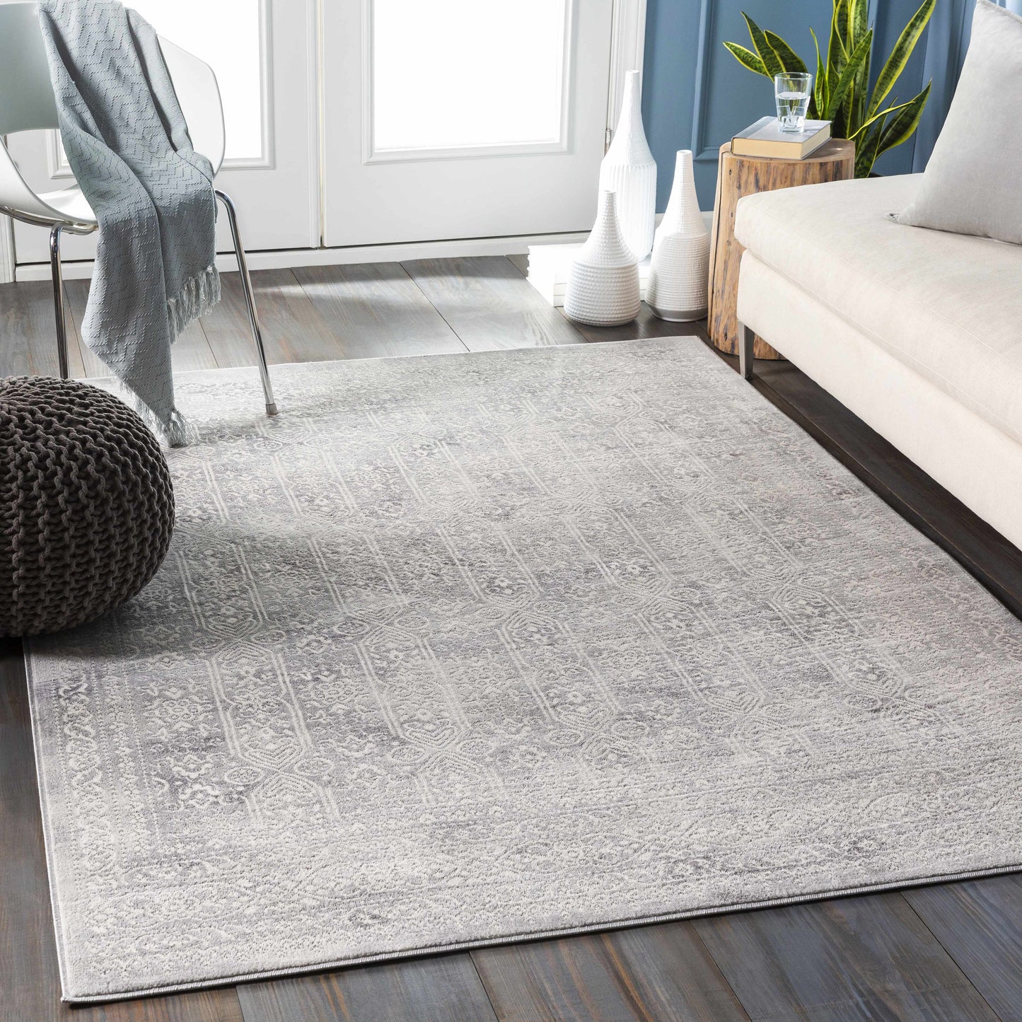 Michie Gray Area Rug-0