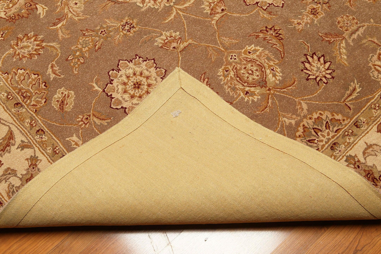 5'6" X 8'6" handmade 100% wool Traditional Oriental Area Rug Brown-1