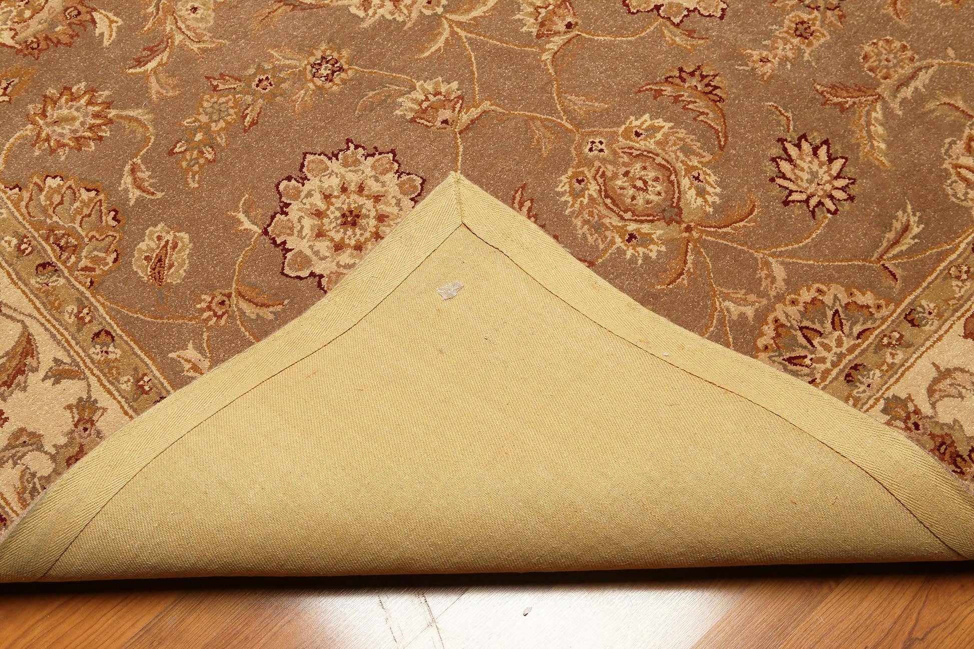 5'6" X 8'6" handmade 100% wool Traditional Oriental Area Rug Brown-1