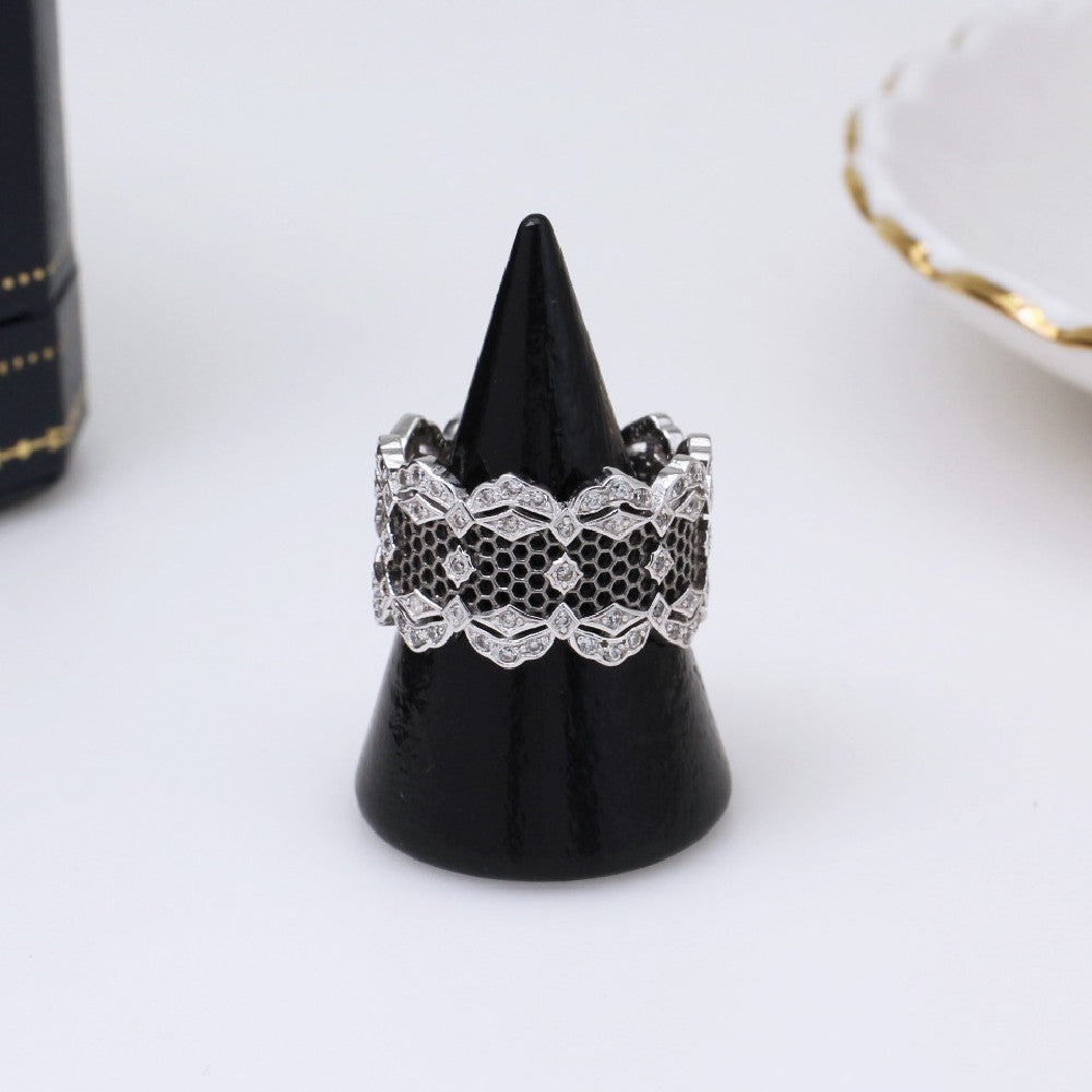 Gold-plated Ginkgo Leaf Ring for Women