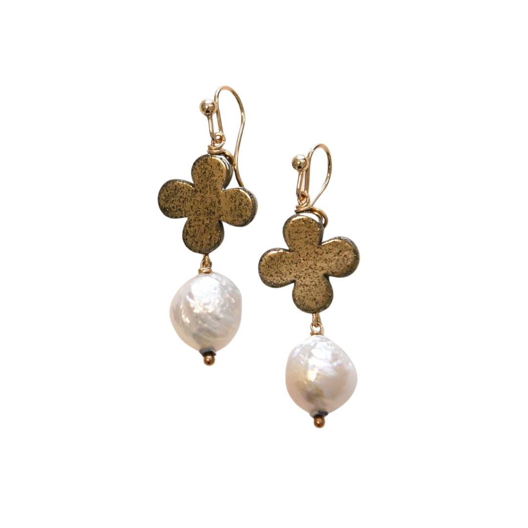 Baroque Fleur-Gold Or Gunmetal