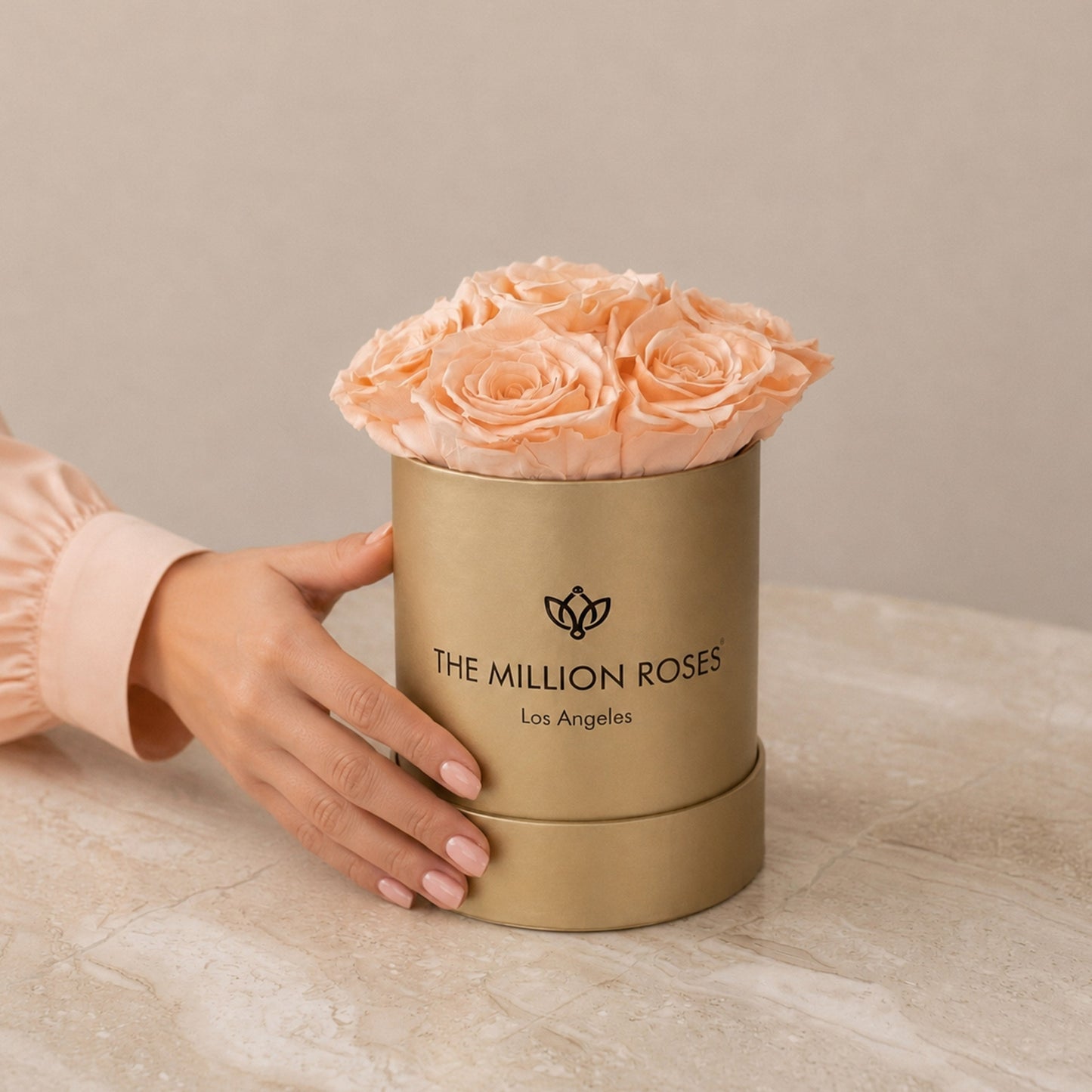 Basic Gold Box | Peach Roses