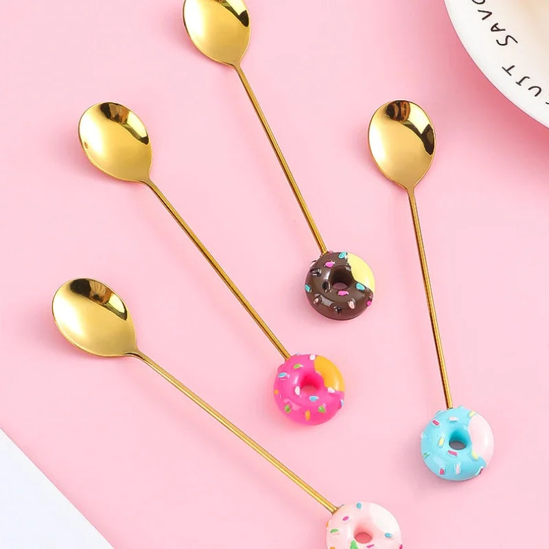(Stainless Steel Stirring Spoons Dessert Utensils)