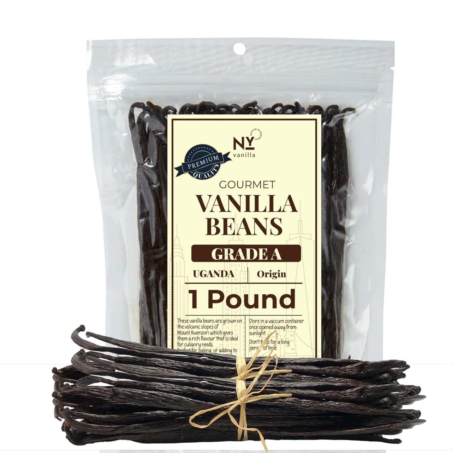 Premium Vanilla Bean Pods – Bulk 1 lb from NY Vanilla