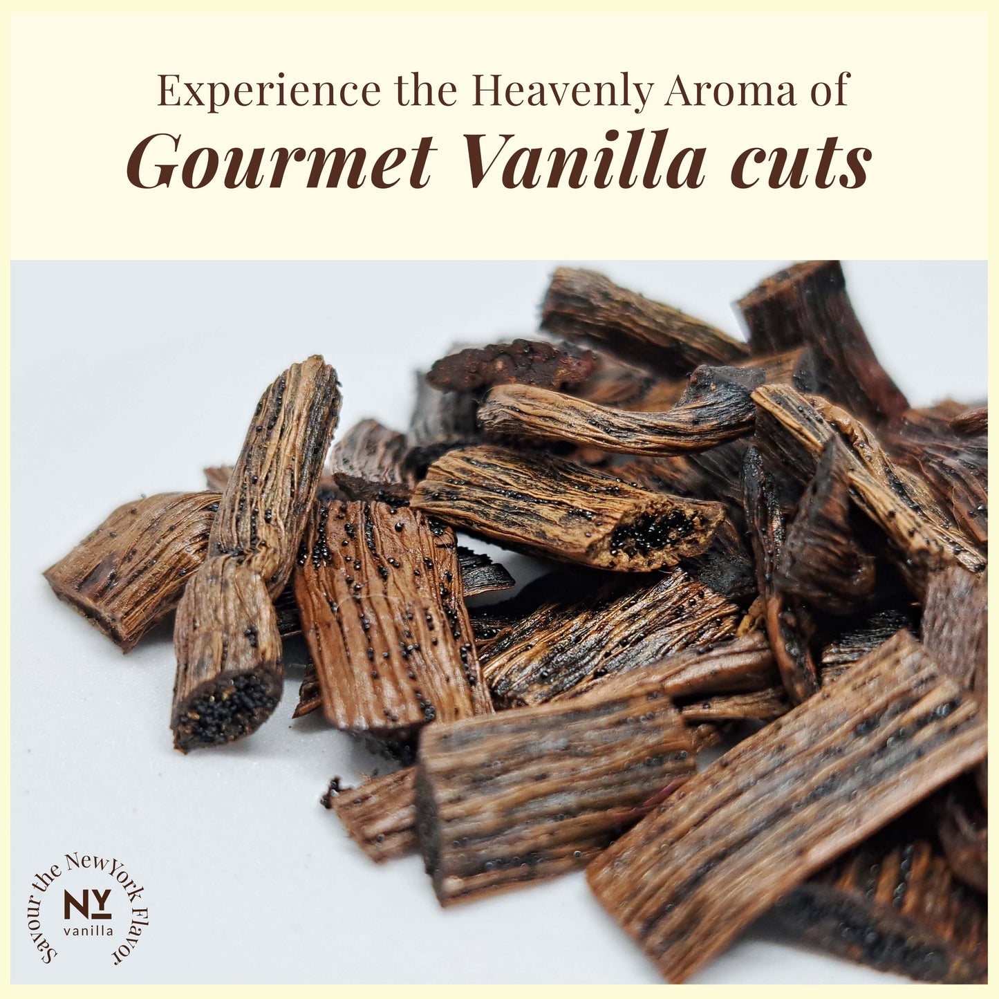 Grade B Vanilla Bean Cuts – 1 lb | Pre-Cut for Extract, Baking & Infusions