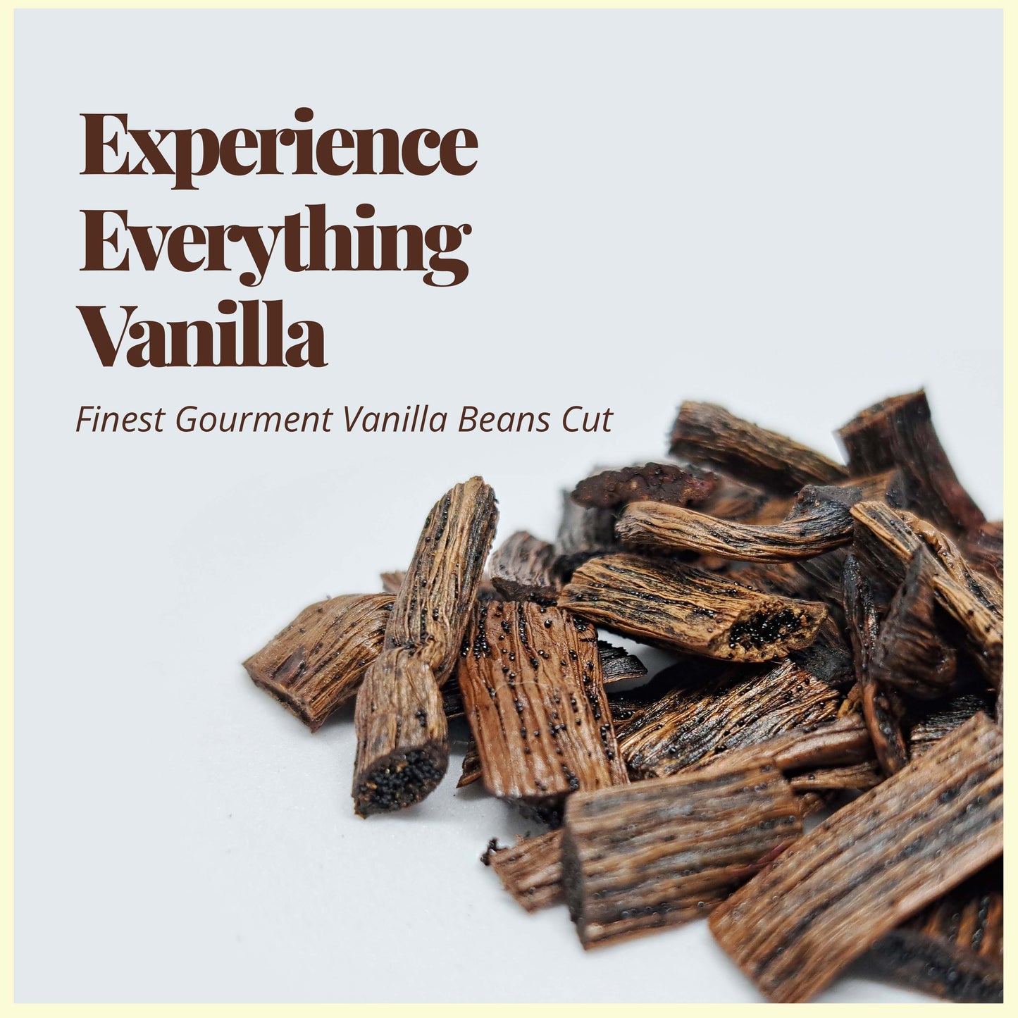 Grade B Vanilla Bean Cuts – 1 lb | Pre-Cut for Extract, Baking & Infusions