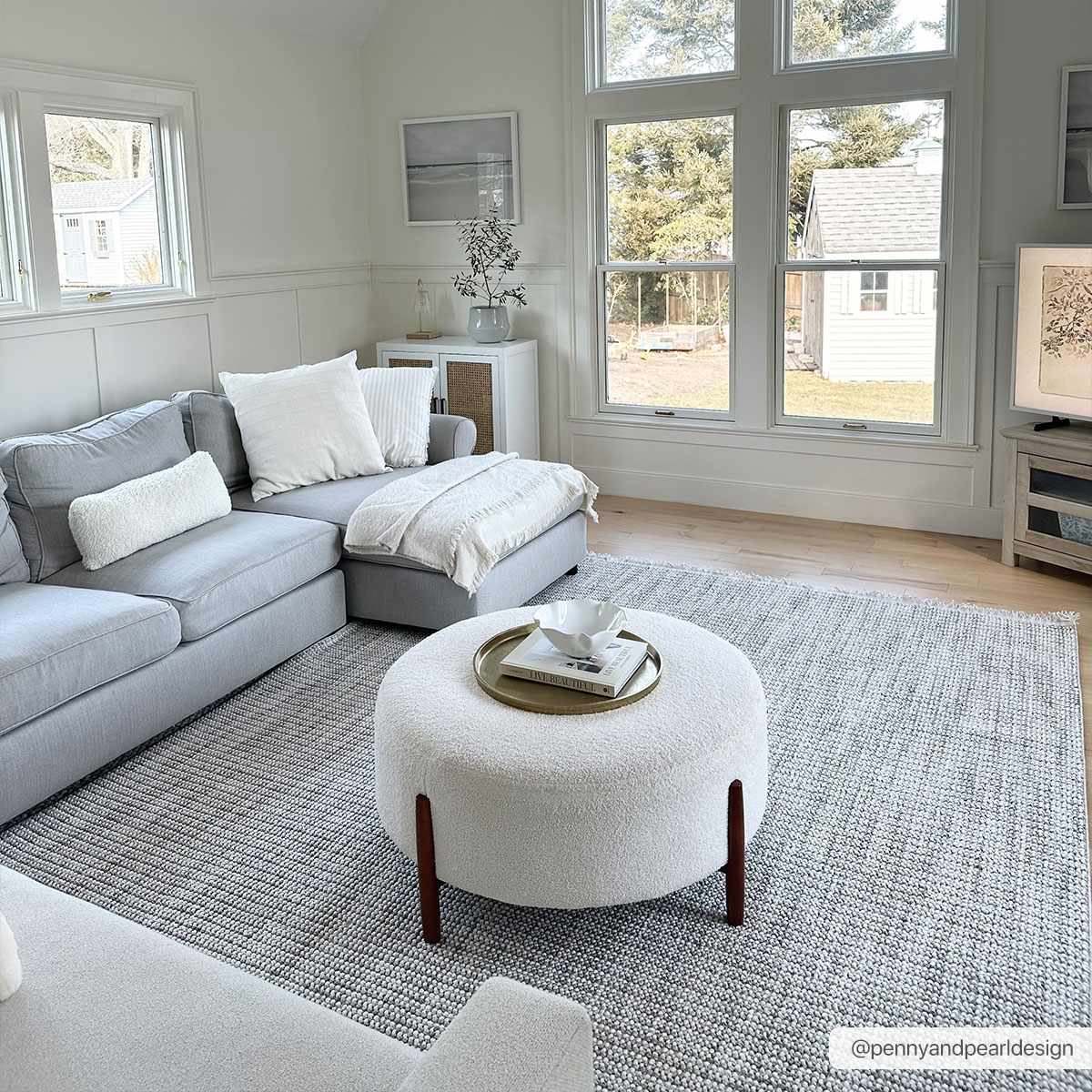 Gowan Cream Area Rug-3