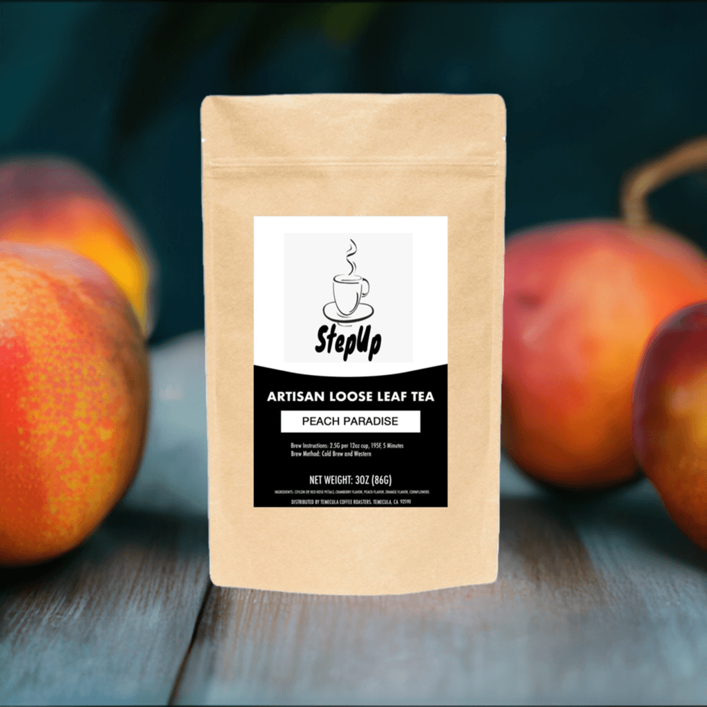Peach Paradise Fruit Flavored Tea - Sweet and Refreshing | StepUp Coffee-0