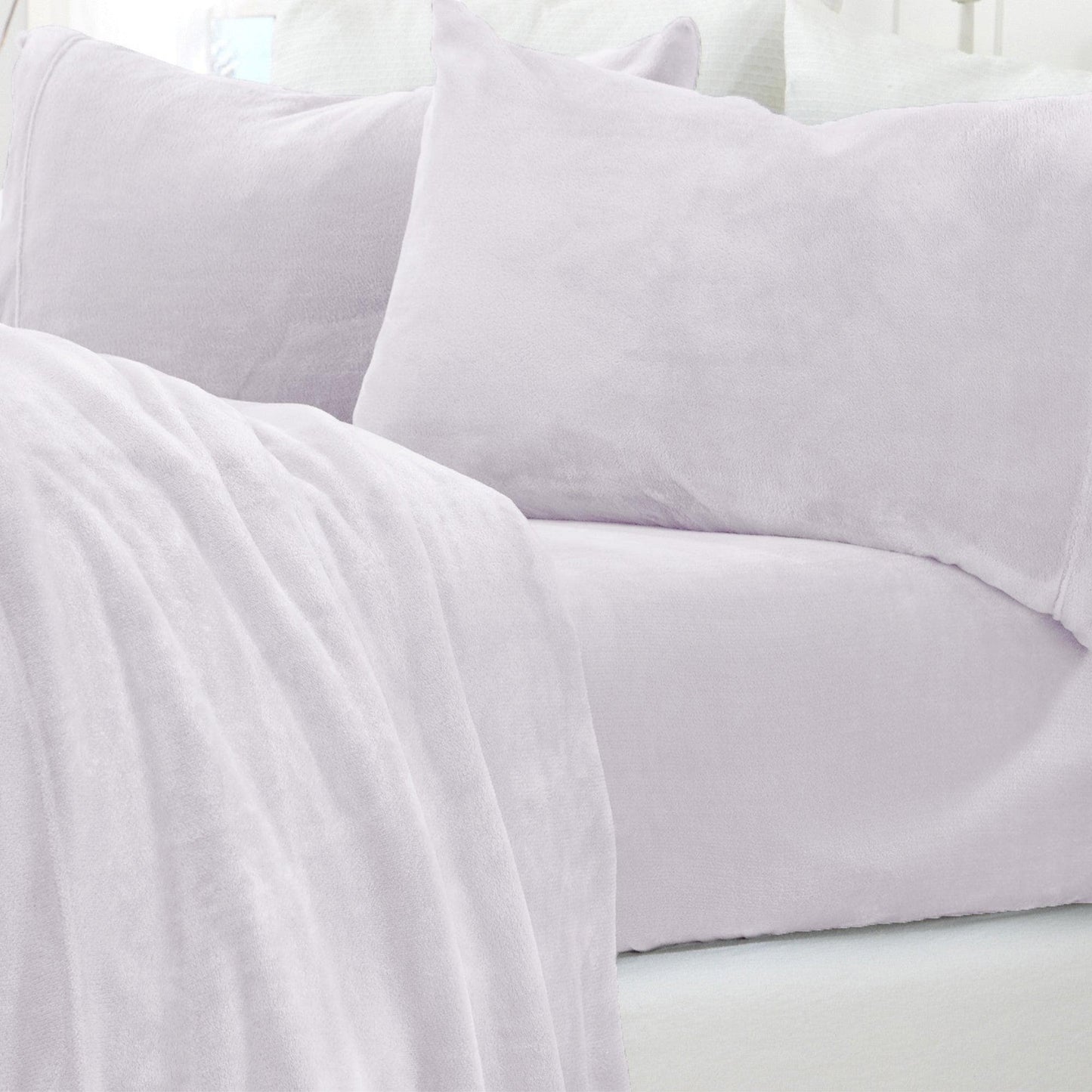 Solid Plush Sheet - Velvet Luxe Collection
