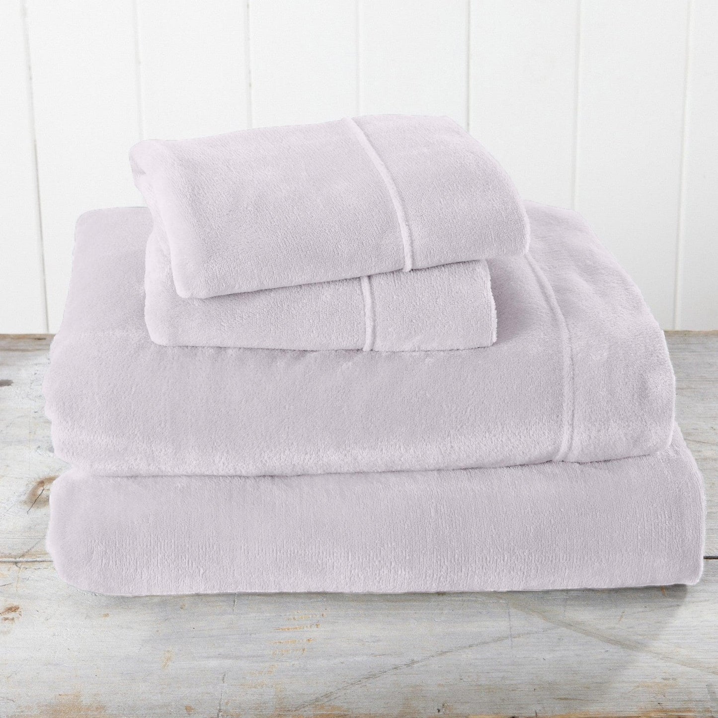 Solid Plush Sheet - Velvet Luxe Collection