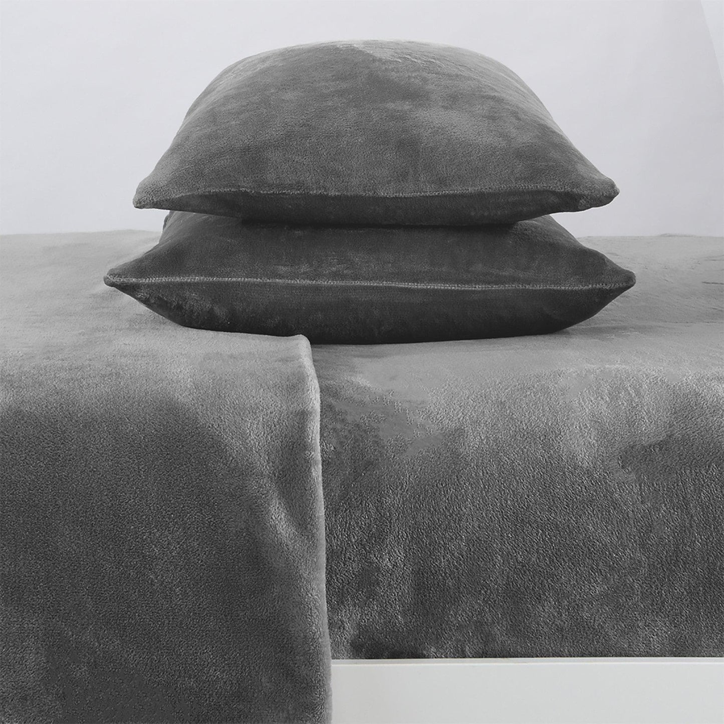 Solid Plush Sheet - Velvet Luxe Collection