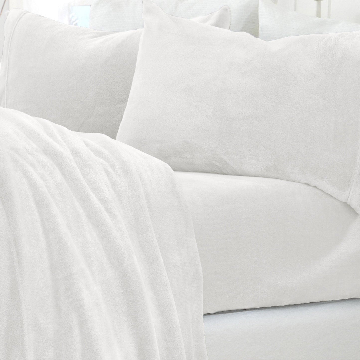 Solid Plush Sheet - Velvet Luxe Collection