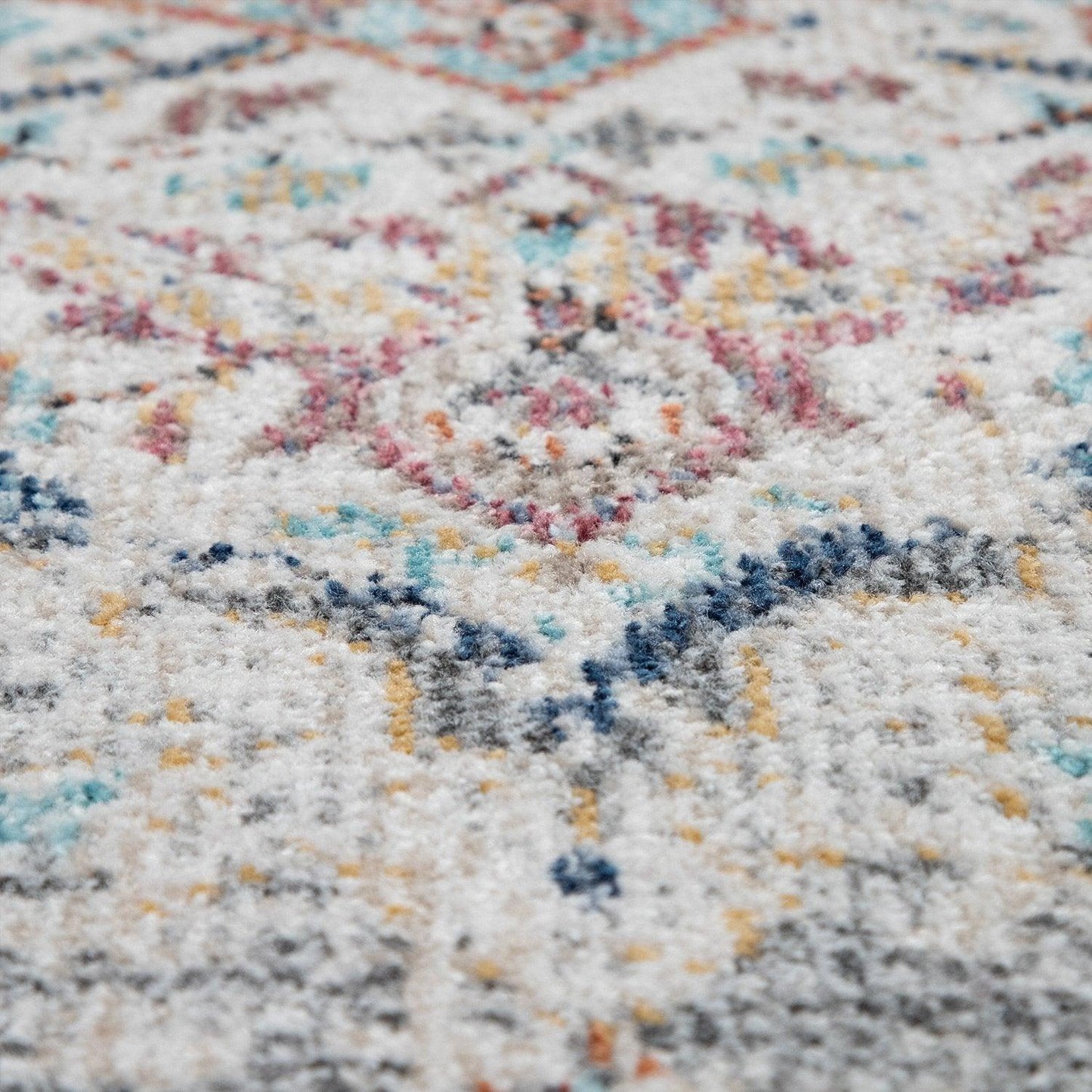 Grey Indoor & Outdoor Rug for Balcony Oriental Pattern-4