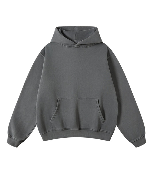 Gray hoodie on a white background