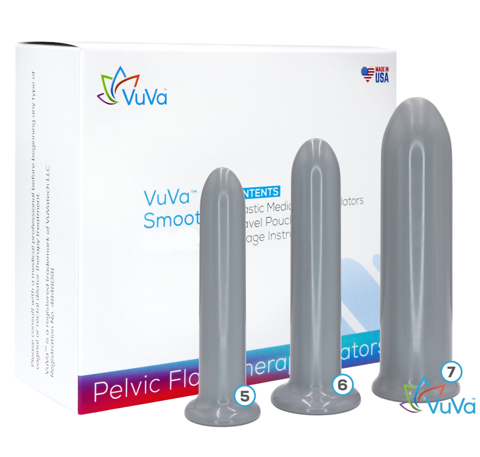 Large Unisex Smooth Rectal/Anal Trainer Set - Set of Three-0