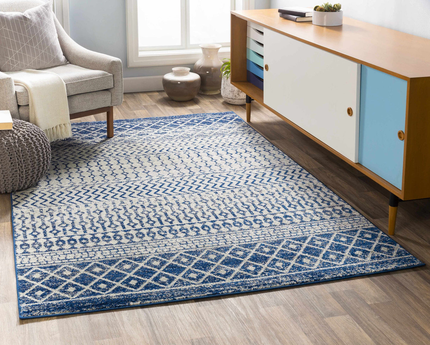 Constantin Blue Area Rug-3