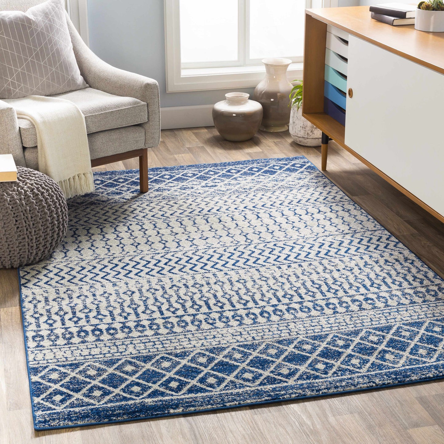 Constantin Blue Area Rug-1
