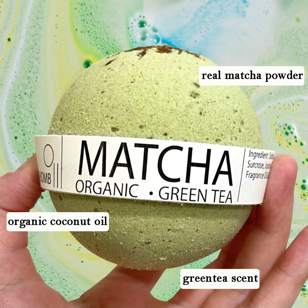 Organic Matcha Greentea Bath Bomb-2