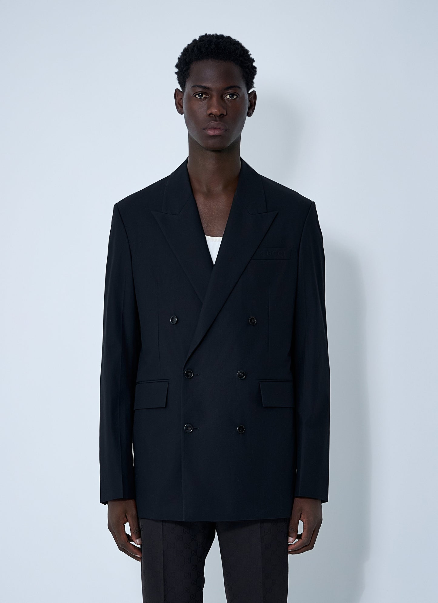 Gucci Men Double-Breasted Blazer