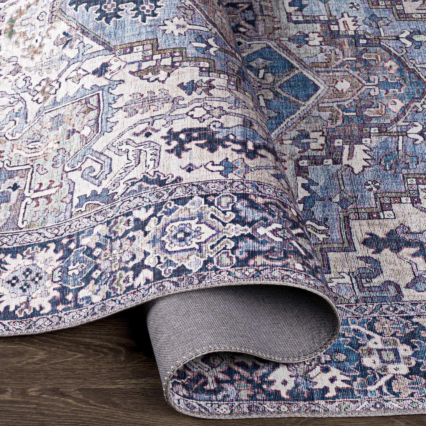 Neyland Iris Blue Area Rug 2362-4
