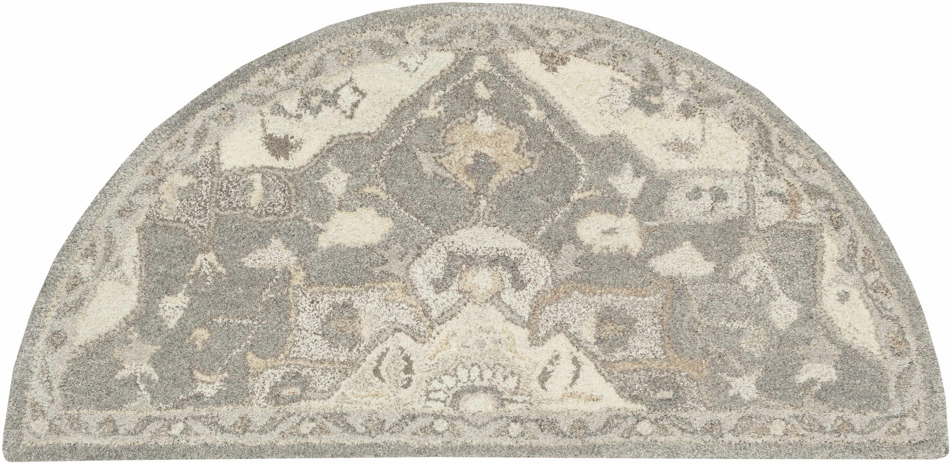 Broomfield 1196 Hand Tufted Taupe Wool Rug-5