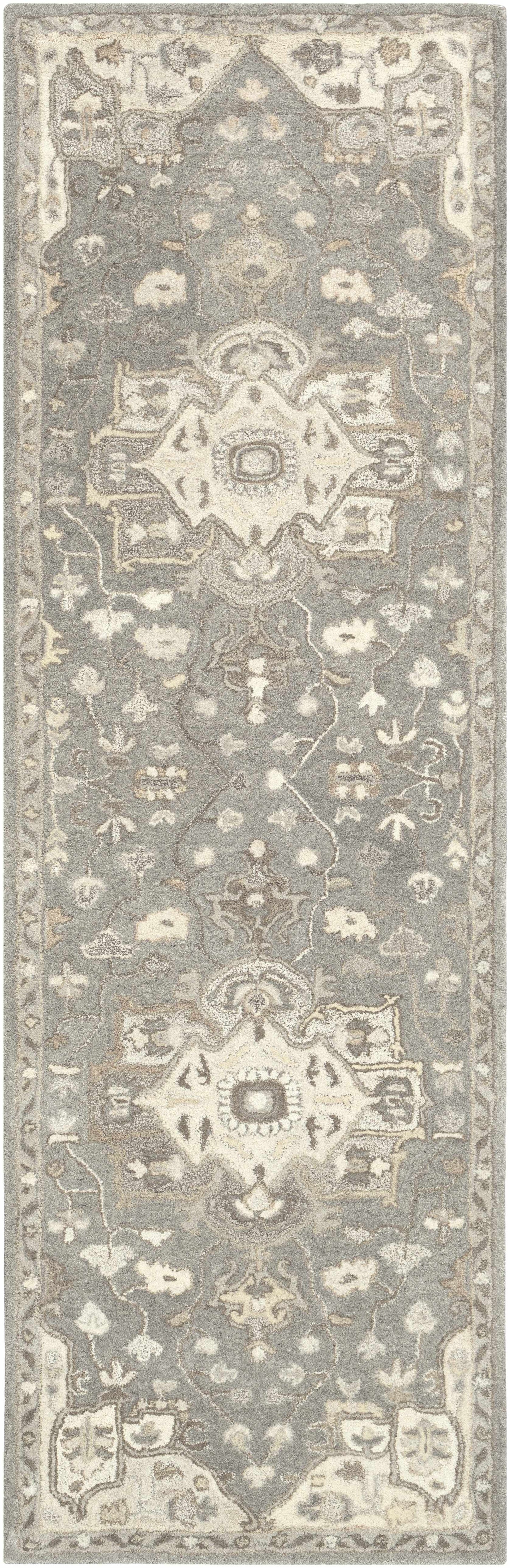 Broomfield 1196 Hand Tufted Taupe Wool Rug-12