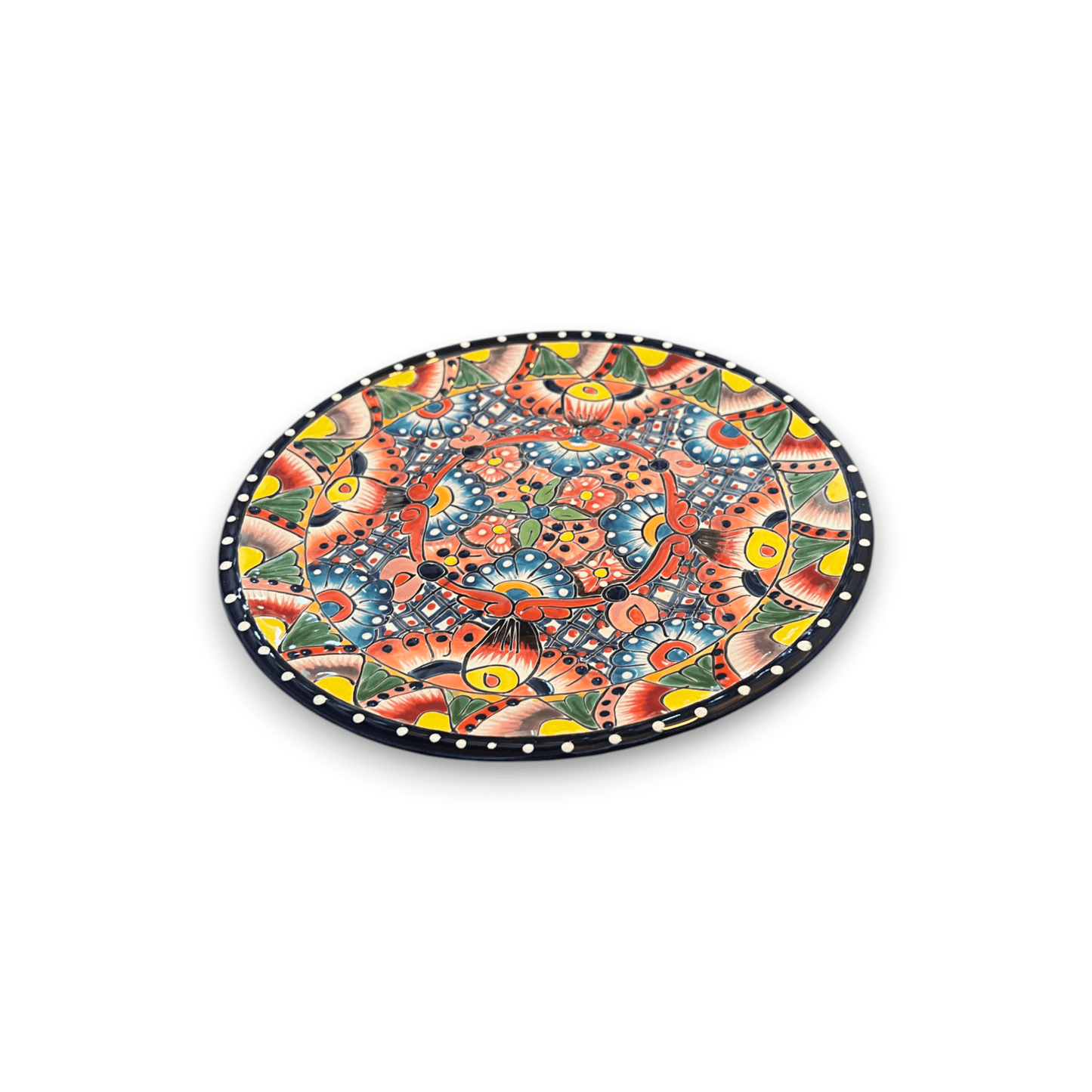 30-Piece Talavera Dinnerware Set | Colorful Tableware (Seats 6)