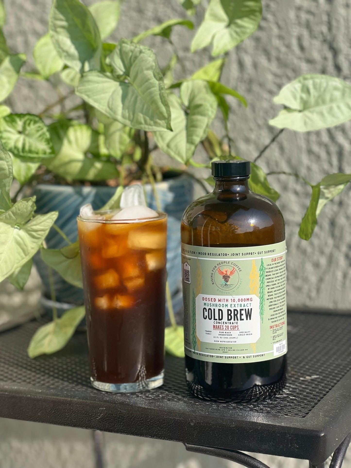 Happy Mushroom concentrated Cold Brew coffee-0