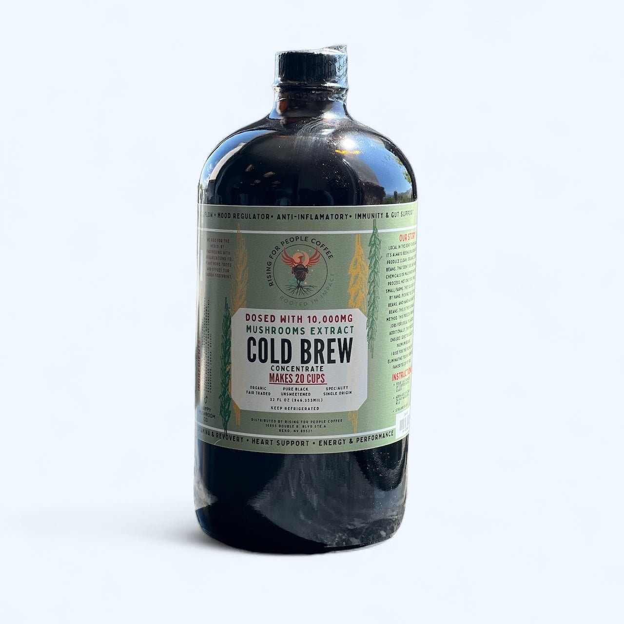 Happy Mushroom concentrated Cold Brew coffee-2