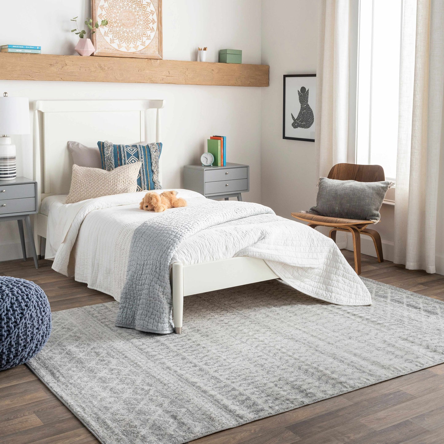 Constantin Gray Area Rug-0
