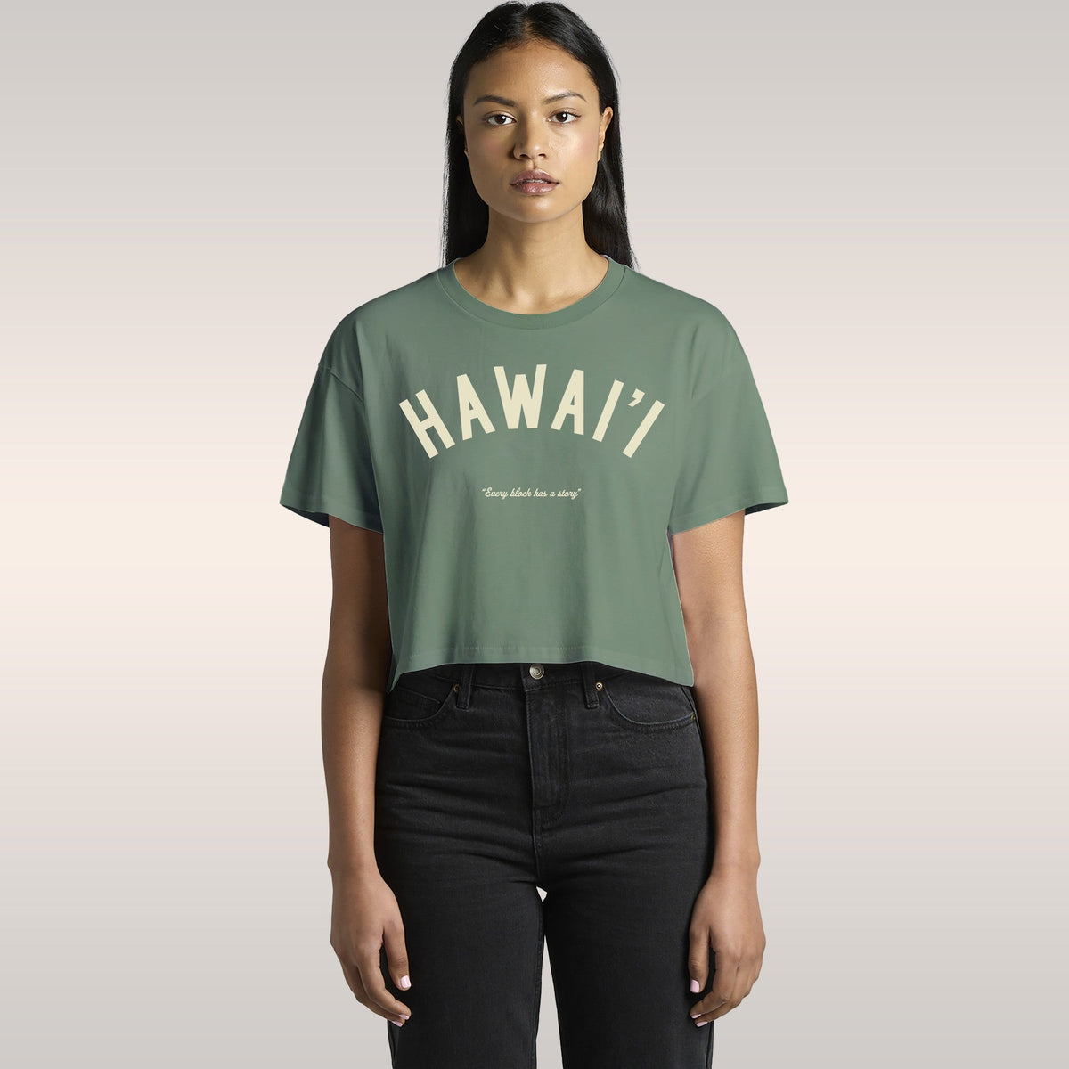 Hawaii Story Women's Baby Tee
