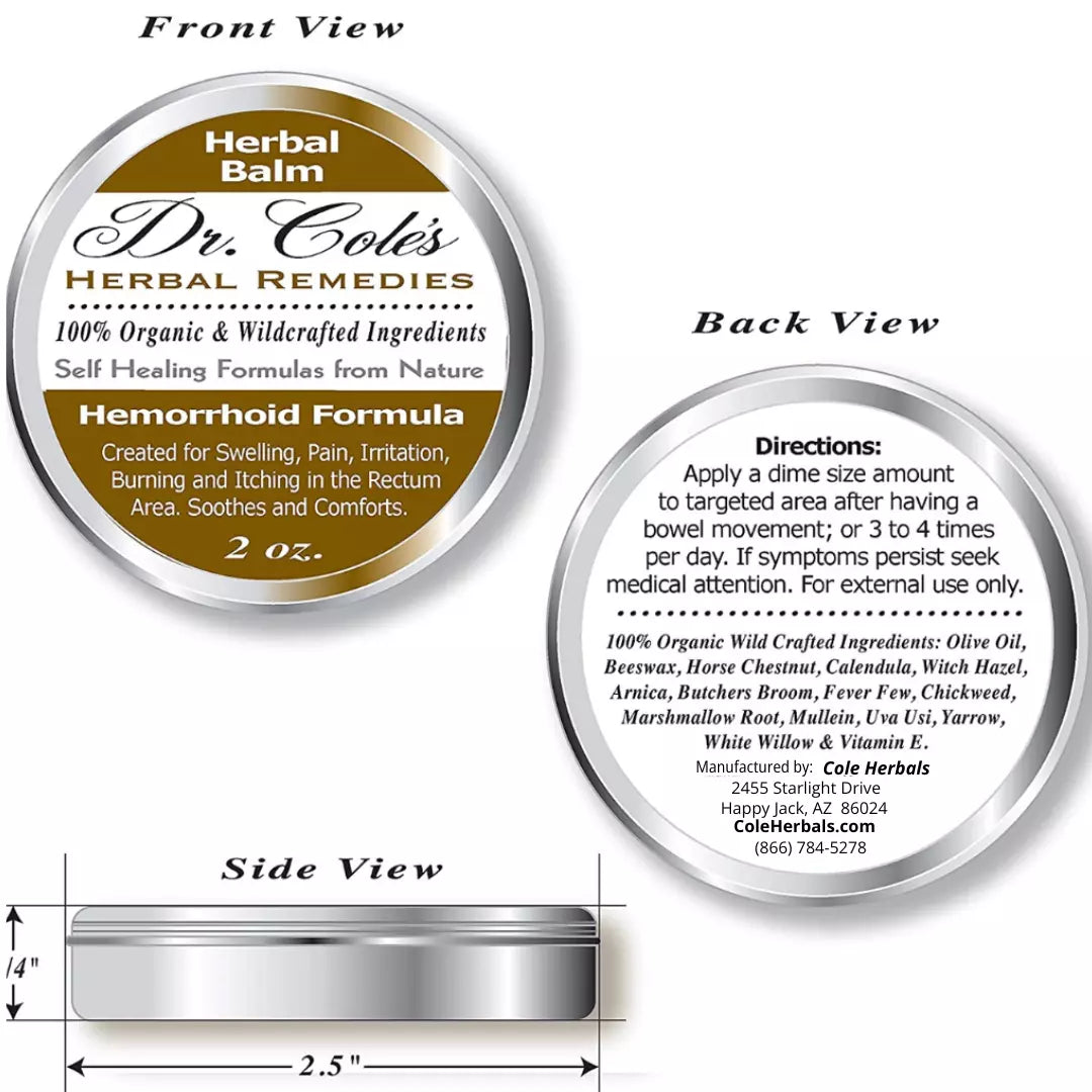 01 - Dr. Cole's Organic Hemorrhoid Balm-1