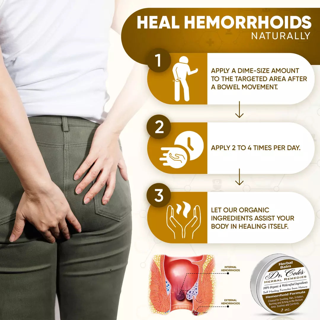 Dr. Cole's Organic Hemorrhoid Balm SixPak-3