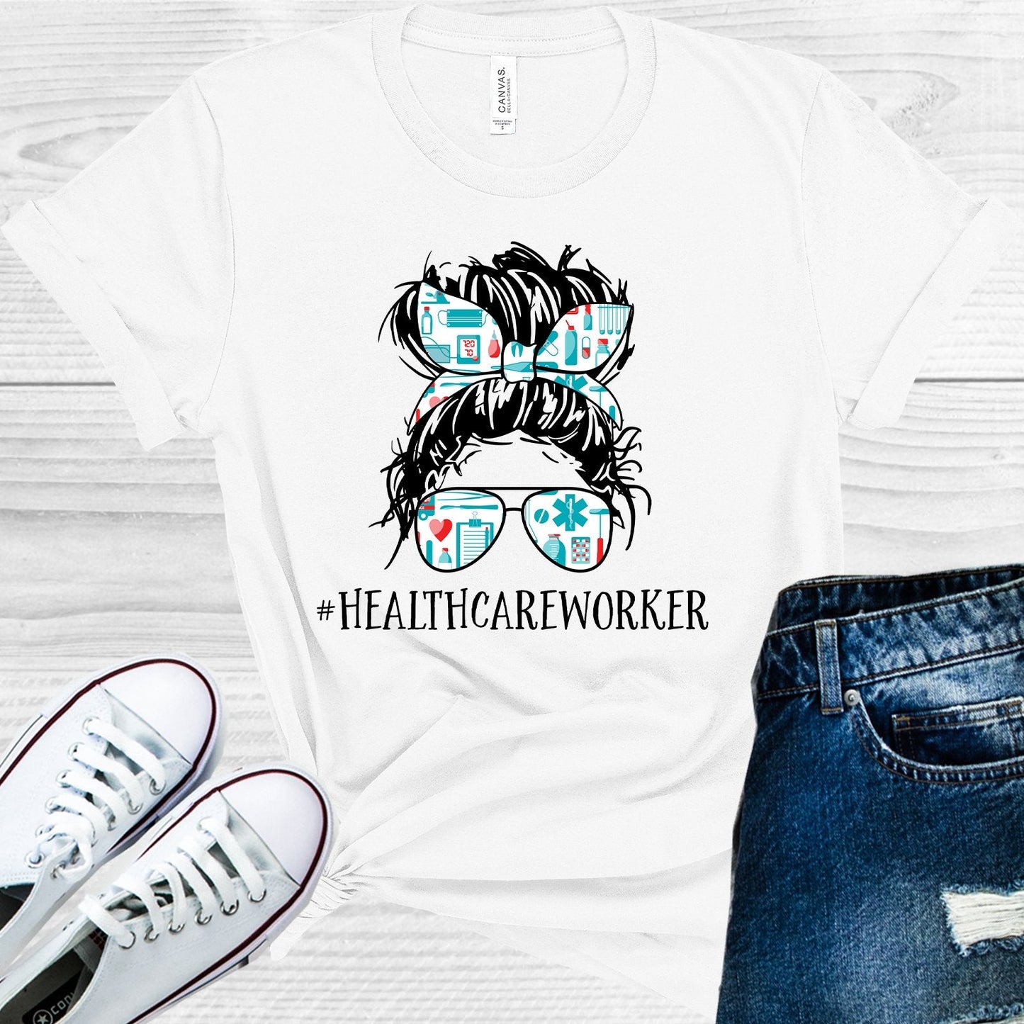 Healthcare Worker #healthcareworker Graphic Tee