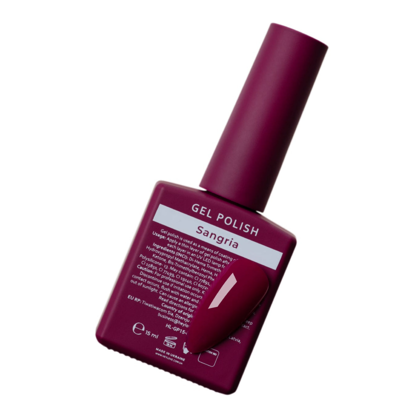 HEYLOVE - Gel Polish Sangria, 15ml-2