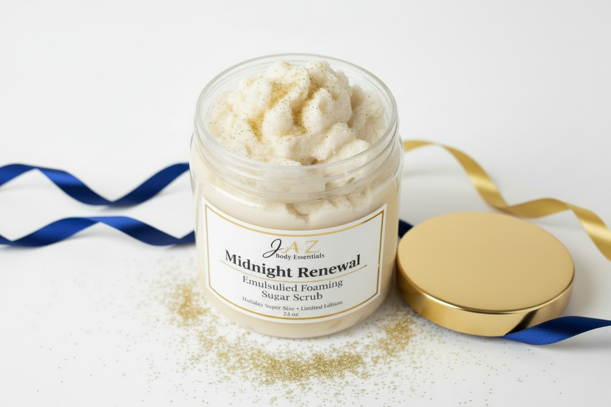 Midnight Renewal Emulsified Foaming Sugar Scrub – Holiday Super Size (24 oz)-1