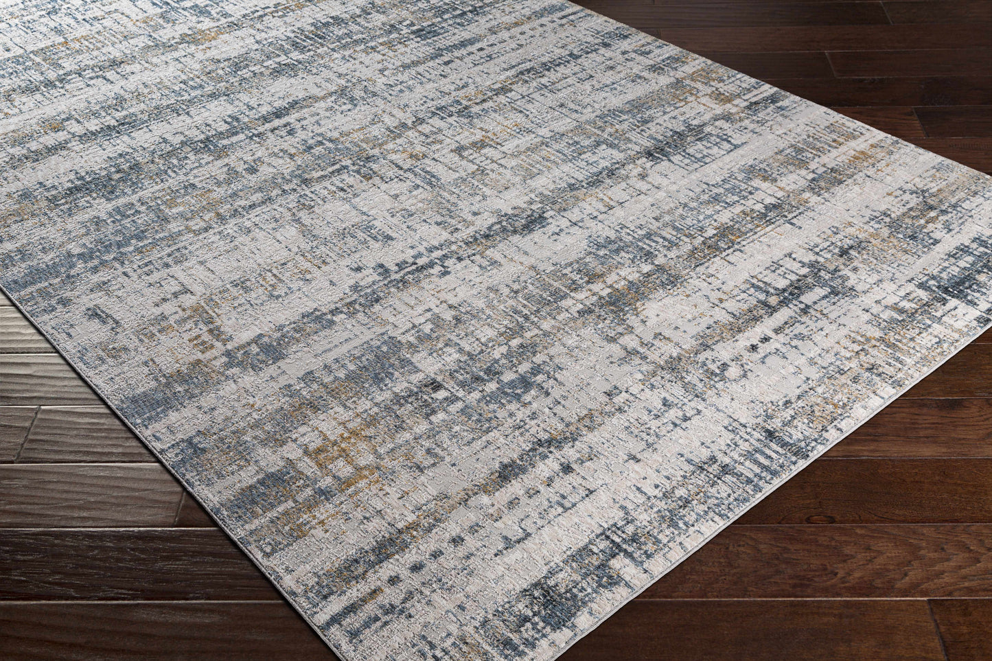 Hughesdale Distorted Lines Luxe Area Rug-3